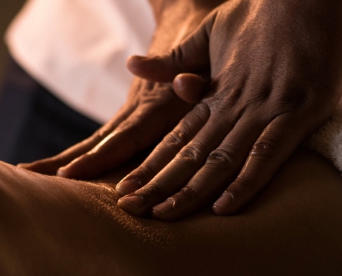 London based professional black male massage artist masseur